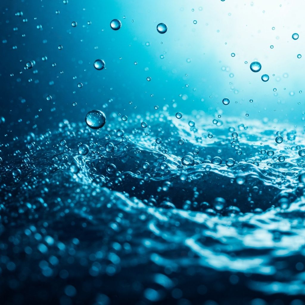 Epic water nebula background